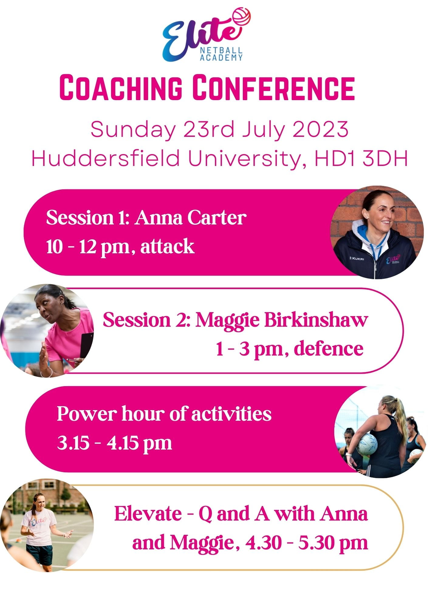 Be Inspired Netball Coaching Conference