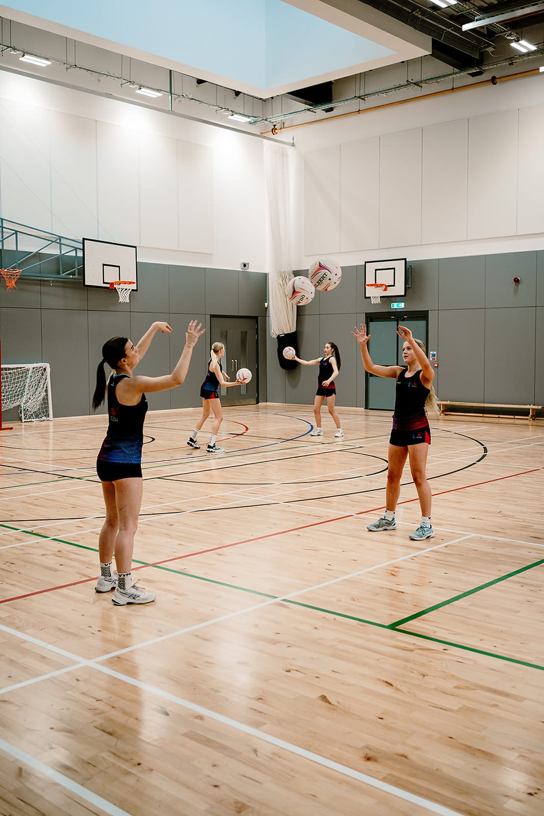 Netball passing drills