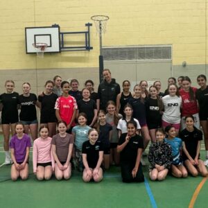 NSL Player Emily Andrew at Elite Netball Academy Sessions