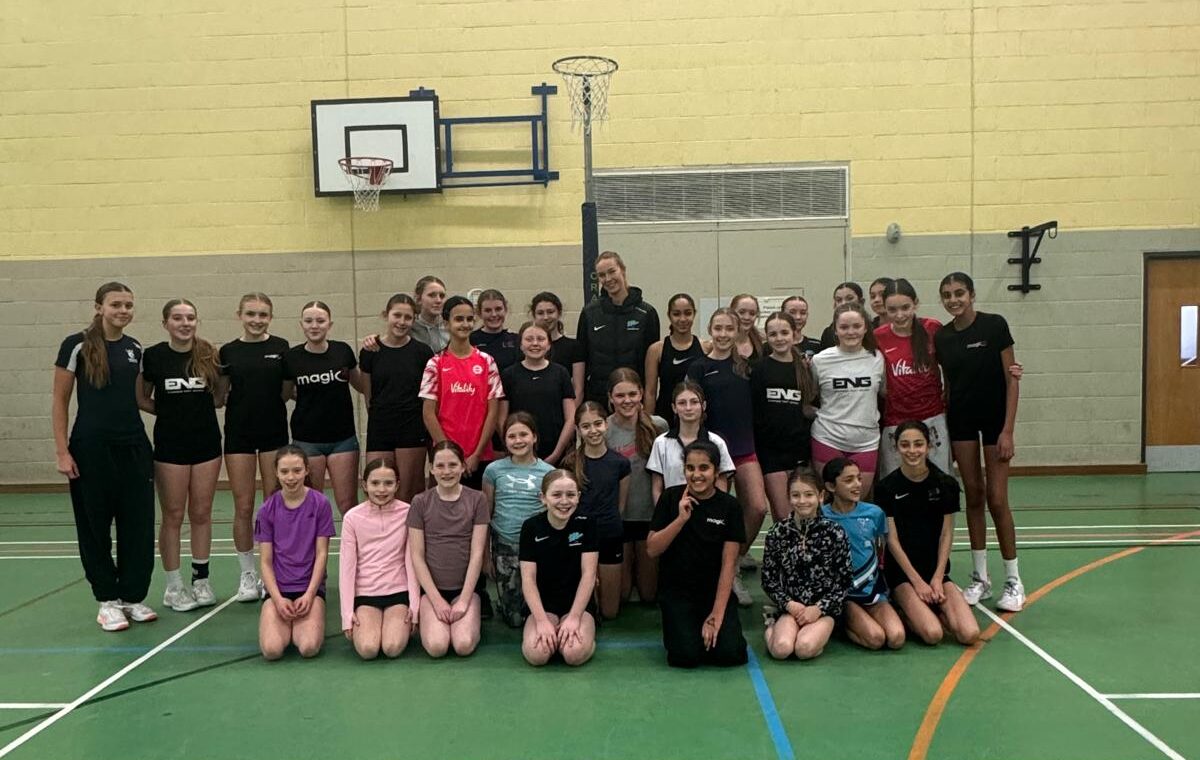 NSL Player Emily Andrew at Elite Netball Academy Sessions